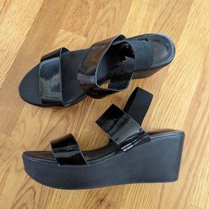 Black Platform Charles by Charles David Sandals